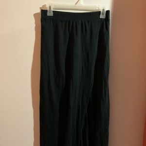 Black maxi skirt